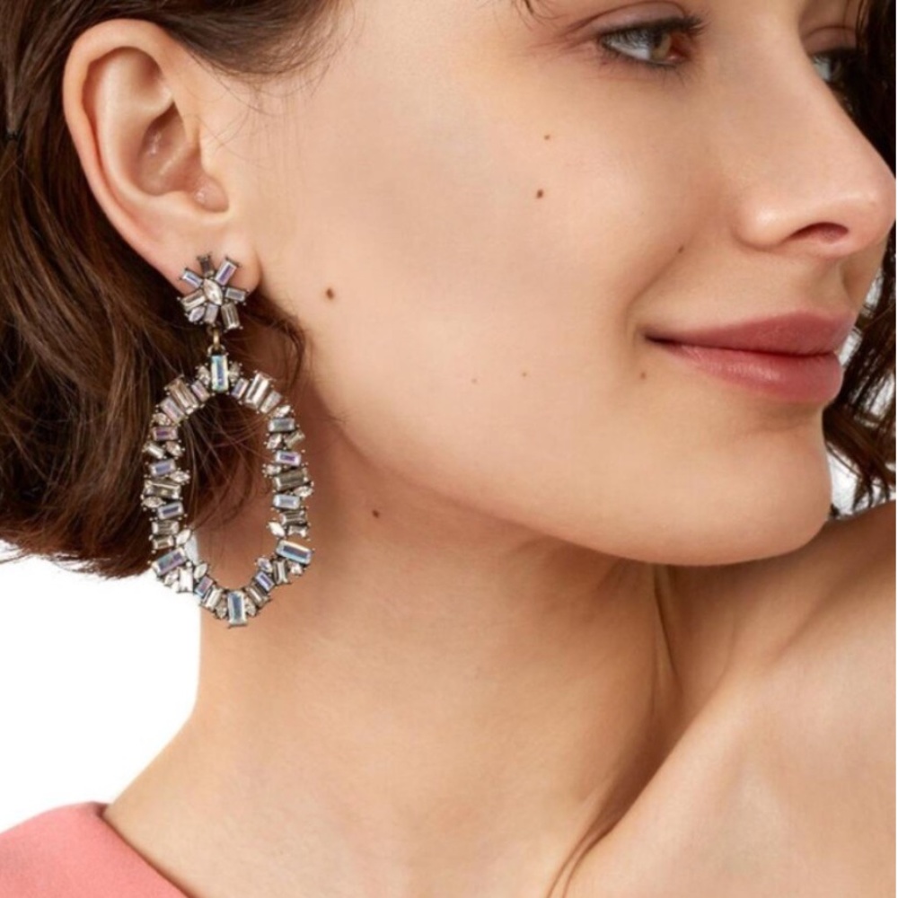 New Rhinestone Statement Earrings - image 2